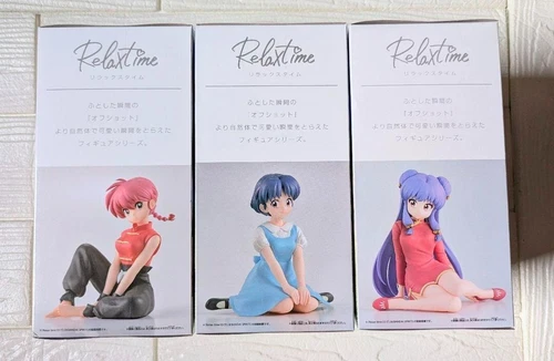 BANPRESTO Ranma 1/2 Relax time Ranma, Akane Tendo & Shampoo Figures Set of 3 - Picture 4 of 6