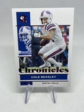 2021 Chronicles Football Cole Beasley Base Pink Foil Parallel #12 Buffalo Bills