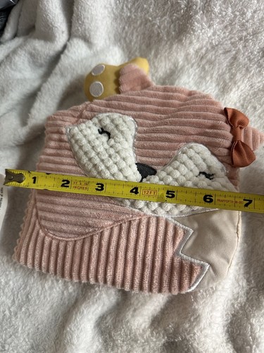 Gerber Modern Moments Plush Stuffed Fox Activty Book Sensory Ribbed Waffle Weave - Picture 17 of 23