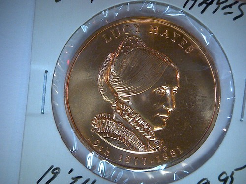 2011  LUCY HAYES ,   MINT BRONZE MEDAL, 34 mm FIRST SPOUSE BRONZE MEDAL, - Picture 1 of 2