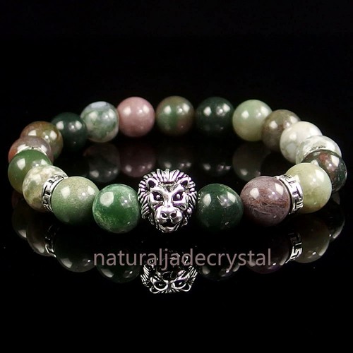10 mm Natur Edelstein Perlen Löwe dehnbar Reiki Chakra Energie Stein Armband - Bild 3 von 143