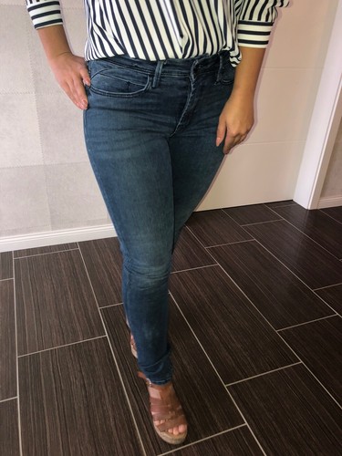 ICHI Damen Skinny Denim Jeans ERIN GATIN DARK blau Größe W28 L32 NEU mit Etikett - Bild 3 von 10