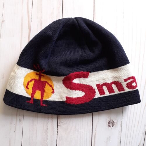 Smartwool Little Man Logo Merino Wool Blend Beanie Blau