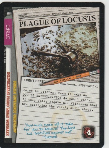1996 The X-Files Premiere Edition CCG Rares **YOU PICK** - Picture 37 of 47