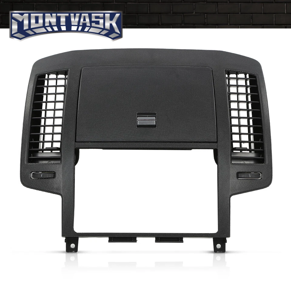 Fit For 2005-2006 Nissan Altima Center Dash Radio Bezel Storage Cubby Vent Black Foto 2 de 4