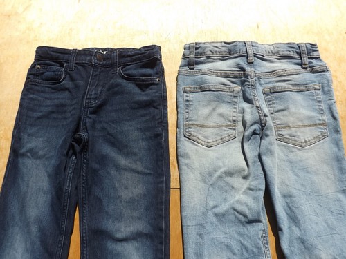 Boys Size 8 Denim Jeans, Cat & Jack, Straight Leg Blue 2 pcs - Picture 6 of 6