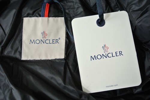 NWT Moncler Black Hermine Grosgrain Trim Quilted Down Puffer Coat Size 3 #DC368 - Picture 12 of 17