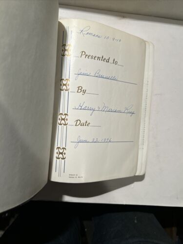 Holy Bible Crusade New Analytical Study Edition 1970 Genuine Leather - Imagen 4 de 24