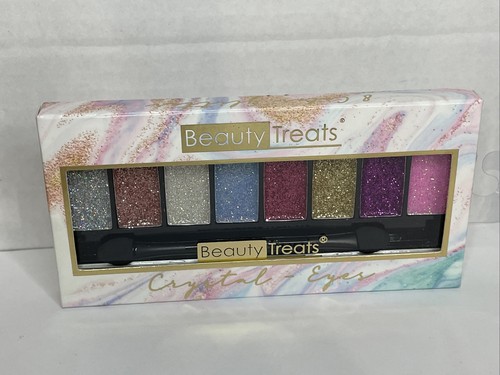 Beauty Treats Crystal Eyes Glitter Spectrum Eyeshadow Palette - 8 Glitter Colors - Picture 7 of 7