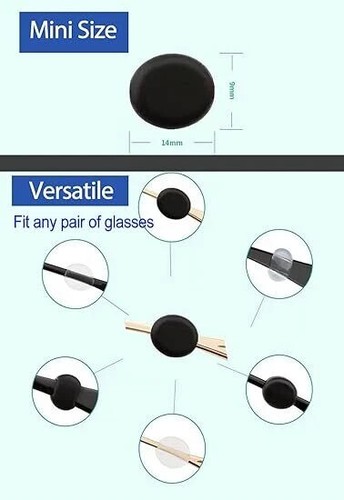 Silicone Eyeglasses Temple Grips Retainer Anti-Slip Soft Silicone Glasses Ret... - Picture 2 of 5