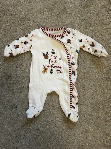 Matalan - My First Christmas Babygrow First Size