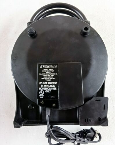 VillaWare Mickey's Waffler Mickey Mouse Single Waffle Maker Model 5555-01 DISNEY - Picture 7 of 7