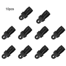 20 Plastic Clips Adjustable Heavy Duty Lock & Hooks Tarp & Shade Cloth NEW