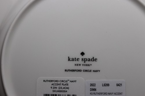 Lenox 853966 Kate Spade Rutherford Circle Navy Accent Salatteller - Bild 3 von 5