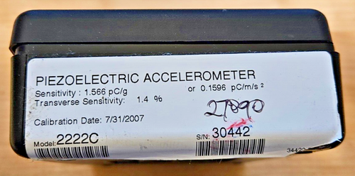 Lote de 2 Acelerómetros Piezoeléctricos Endevco Accel 2225 y 2222C con Cable 3095A - Imagen 4 de 18
