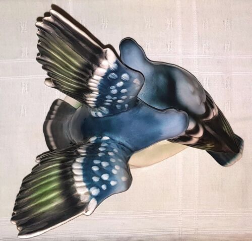 Keramik Figur Taubenpaar, Pressmarke 2048 (wohl Cortendorf), 1950er, 35 cm Höhe - Bild 7 von 7