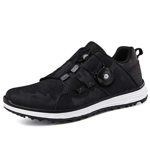 Men's Golf Shoes Waterproof Non-slip Sneakers Comfortable Golfing Spike Shoes - Picture 14 of 26