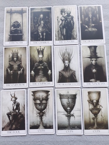 NEU HORROR TAROT unbespielt/ verschweißt+ viele Beigaben/ Rituale/Überrasch - Bild 3 von 7