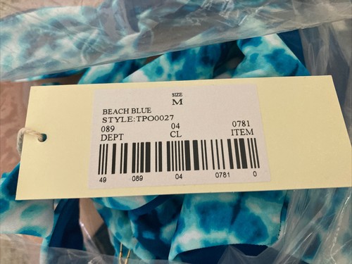 Tori Praver - Seafoam Tie Dye Cheeky Mujer Una Pieza Playa Azul Tallas S,M &L - Imagen 12 de 12