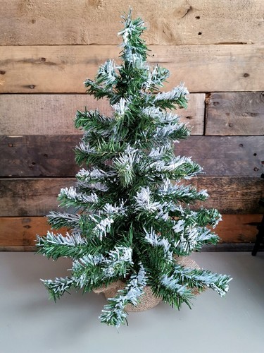 BEFLOCKTES WEIHNACHTSBAUM-SET FÜR EINEN GROSSEN WEIHNACHTSBAUM SCHNEE WEISS FLOCK WEICHES GEFÜHL - Bild 2 von 5