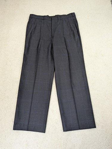 Brooks Brothers Suit Mens 42R 36x29 Gray Plaid Wool 2 Piece Vintage Union USA - Picture 13 of 20