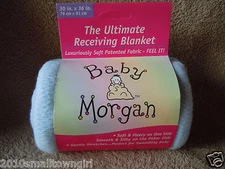 Vintage (Original) Baby Morgan Blue Ultimate Receiving Blanket