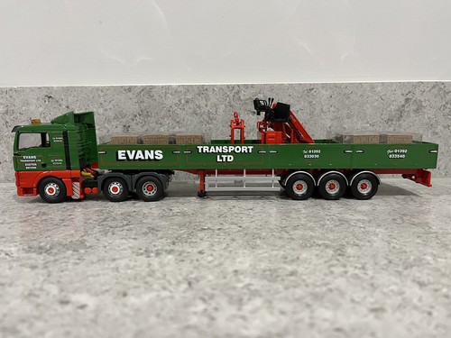 Corgi - MAN TGA Crane Trailer & Pallet Load - Evans Transp - CC13426 - Brand New - Picture 3 of 9