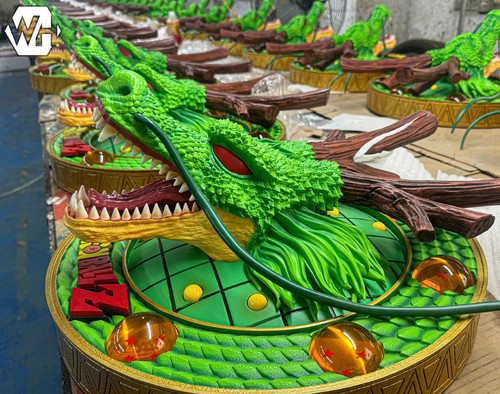 Earth Shenron WH Studio Dragon Ball Resin Statue with led Display 53cm - Picture 2 of 6