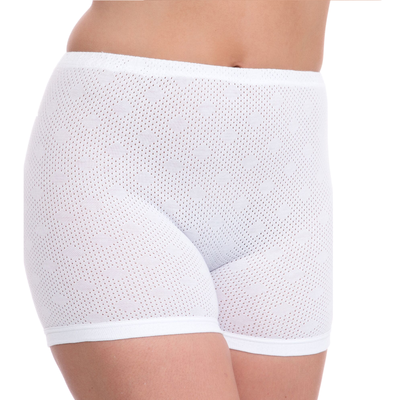 100 cotton high leg knickers