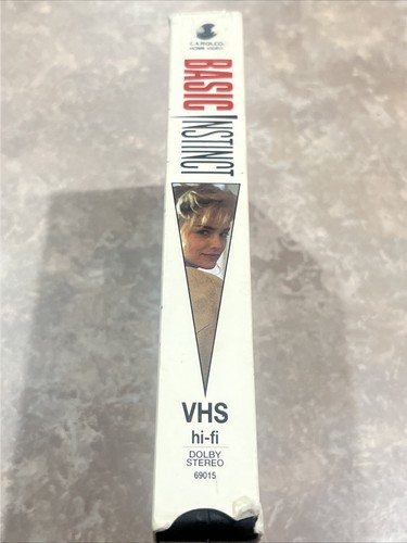 Basic Instinct (VHS, 1992) Michael Douglas, Sharon Stone ***TESTED*** - Picture 2 of 4