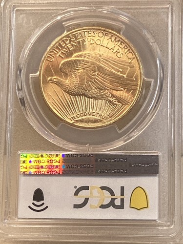 1914 S $20 gold Saint Gaudens Double Eagle PCGS MS64 (undergrade) - Picture 2 of 4