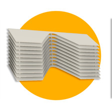 JBL 2308 Lenses White (PAIR) - 3D Replacement, no glued parts  			