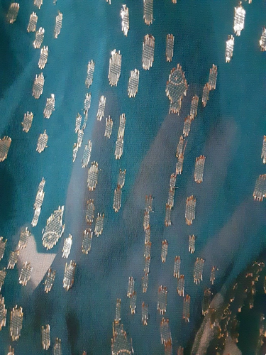 Lilly Pulitzer Elenora Silk Dress Inky Tidal Fish Clip Chiffon Size XS NWT - Picture 9 of 11