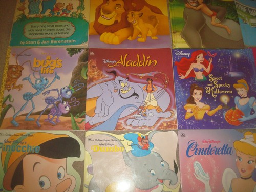 Vintage Kids Book LOT Little Golden Super Shape Disney Princess Berenstain Bears - Picture 5 of 12