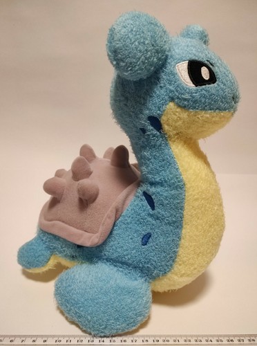 Pokemon Lapras ~ Kutsurogi Time Big Plush! Sleepy resting AUTHENTIC Banpresto - Picture 2 of 7