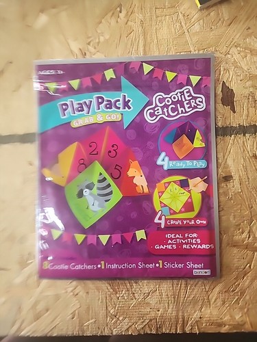 Grab & Go Play Pack Cootie Catchers 4 Ready to Play & 4 Create Your Own