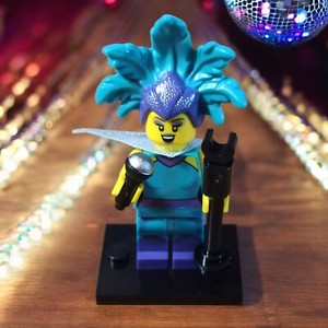 Originale LEGO Minifigure 71029 Serie 21 - Cantante Di Cabaret