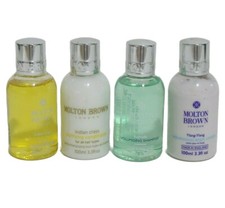 Molton Brown Mix Lotion shower Hand wash Shampoo Conditioner 4 x 100ml