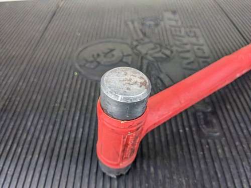 #aw052 Snap On Tools 16oz Combination Steel & Soft Face Dead Blow Hammer HSPD16 - Picture 8 of 10