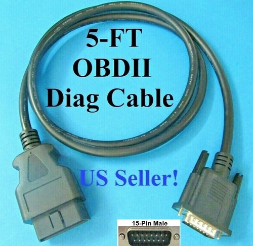 OBD2 OBDII Data Cable for Konnwei KW807 KW808 KW809 KW818 KW820 Scan Code Reader - Bild 1 von 10