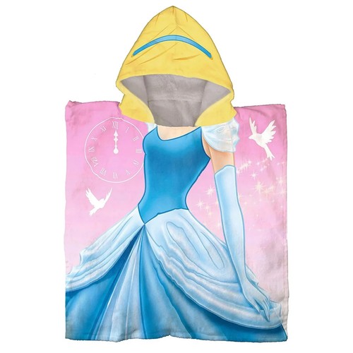 Disney Princess Cinderella Hooded Poncho Towel for Bath Beach Pool by Disney - Bild 3 von 3