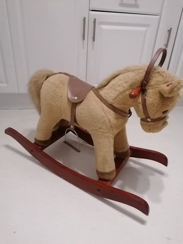 Rocking horse with saddle plush - Picture 3 of 4
