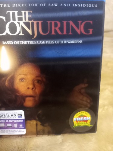 NEW RARE OOP THE CONJURING HORROR MOVIE BLU RAY & DVD 2013 LENTICULAR SLIPCOVER - Picture 4 of 9