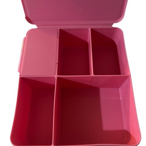 Fiambrera todo en uno Pottery Barn Kids Bento insertada rosa envío gratuito - Imagen 3 de 5
