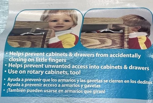 New In Package Safety 1st 3 Pack Cabinets & Drawers Double Locks  - Picture 3 of 7