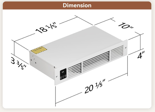 Airepush Electric Kickspace Heater HTA-15 Ultra - Picture 2 of 6