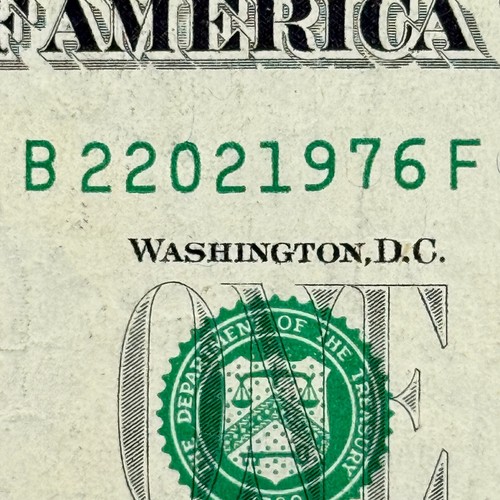 22nd February 1976 Dollar 22 Feb 1976 Birthday Serial Number Dollar See Photos - Picture 1 of 4