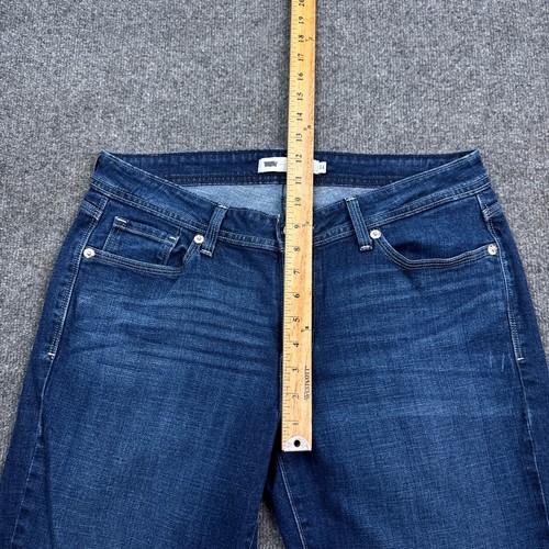 Levi's 529 Curvy Boot Cut Jeans Womens Size 14 Blue Flap Pocket Embroidered - Picture 11 of 14