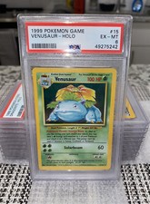 PSA 6 1996 Venusaur Holo 003 Base Set Basic Pokemon NM-MT