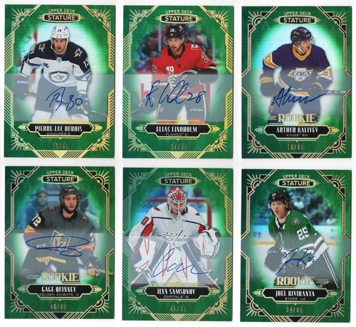 2020-21 Upper Deck Stature Autograph Green Base /65 & Rookies /85 Pick From List - Picture 1 of 20